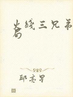 火线三兄弟大结局封面