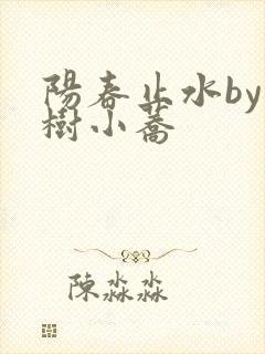 阳春止水by烟树小荞封面