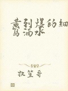 黄到爆的细节描写滴水封面