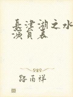 长津湖之水门桥演员表