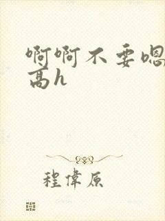 啊啊不要嗯嗯嗯高h封面