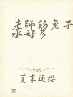 老师的兔子好软水好多封面