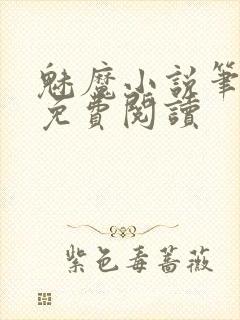 魅魔小说笔趣阁免费阅读