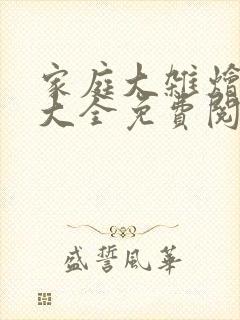 家庭大杂烩小说大全免费阅读封面