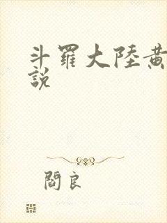 斗罗大陆黄色小说封面