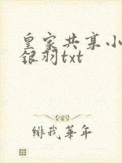 皇家共享小公主银羽txt封面