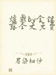 炉鼎by金银花露全文免费阅读笔趣阁