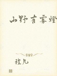 山野有雾灯封面