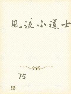 风流小道士封面