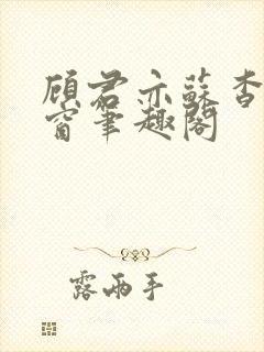 顾君亦苏杳无弹窗笔趣阁封面