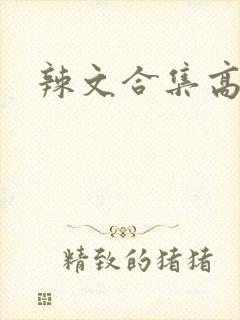 辣文合集高h封面