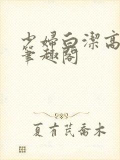 少妇白洁高义传笔趣阁