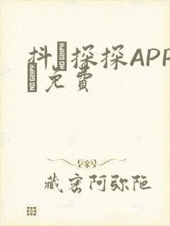 抖抈探探APP汅免费封面