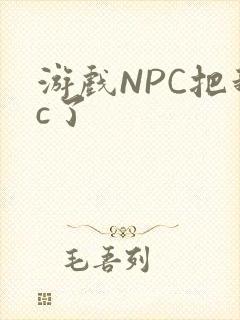 游戏NPC把我c了