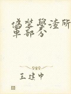 伪装学渣所有开车部分