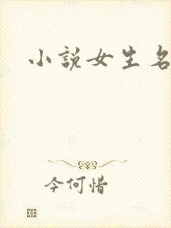 小说女生名字