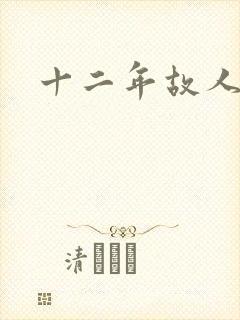 十二年故人戏封面