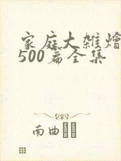 家庭大杂烩小说500篇全集