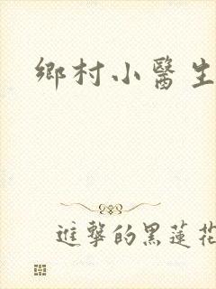 乡村小医生封面