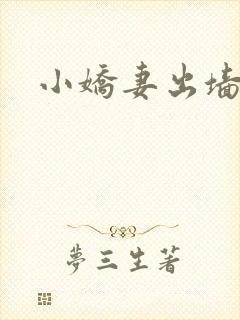小娇妻出墙记封面