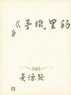 《手机里的秘密》