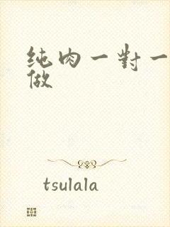 纯肉一对一到处做