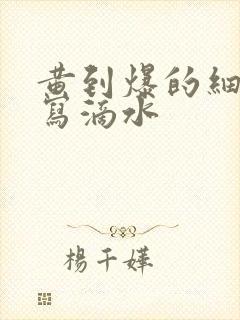 黄到爆的细节描写滴水封面