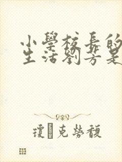 小学校长的幸福生活刘芳是谁封面