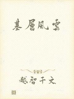 基层风云封面