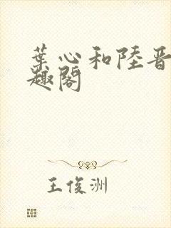 叶心和陆晋元笔趣阁