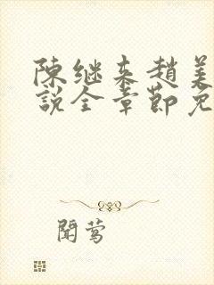 陈继来赵美媛小说全章节免费阅读