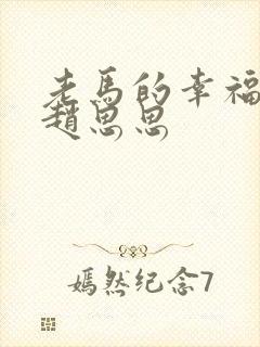 老马的幸福生活赵思思