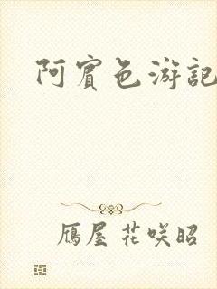 阿宾色游记封面