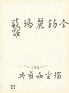 苏玛丽的全部小说