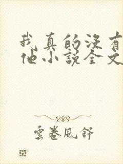 我真的没有引诱他小说全文免费阅读笔趣阁