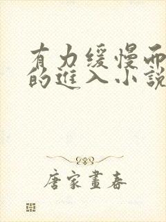 有力缓慢而坚定的进入小说