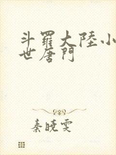 斗罗大陆小说绝世唐门