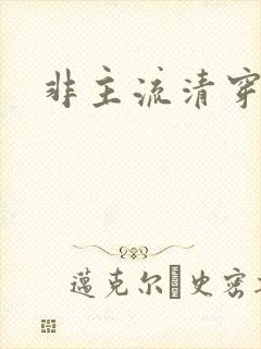 非主流清穿