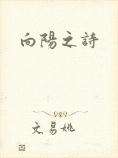向阳之诗封面