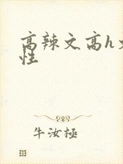 高辣文高h文双性封面