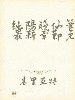 纯阳贱仙笔趣阁最新章节免费阅读