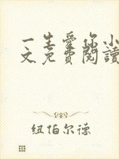 一生爱你小说全文免费阅读无弹窗