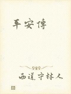 平安传封面