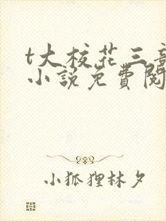 t大校花三部曲小说免费阅读全文