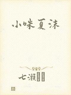 小咪夏沫封面