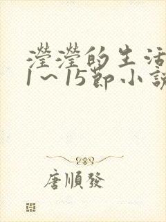 滢滢的生活日记1～15节小说封面