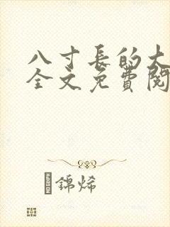 八寸长的大宝贝全文免费阅读