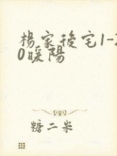 杨家后宅1-20暖阳