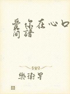 爱你在心口难开简谱封面