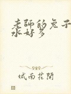 老师的兔子好软水好多封面